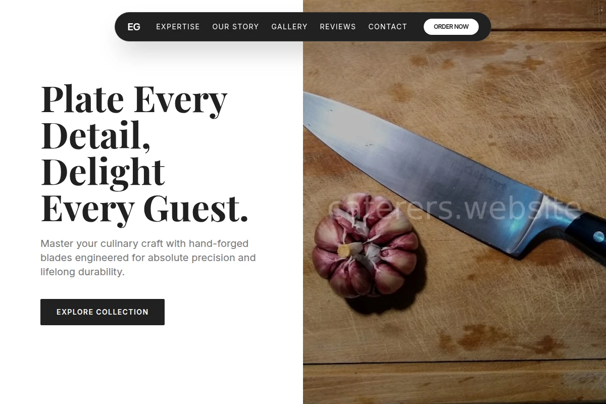 Platter Chef Knife
