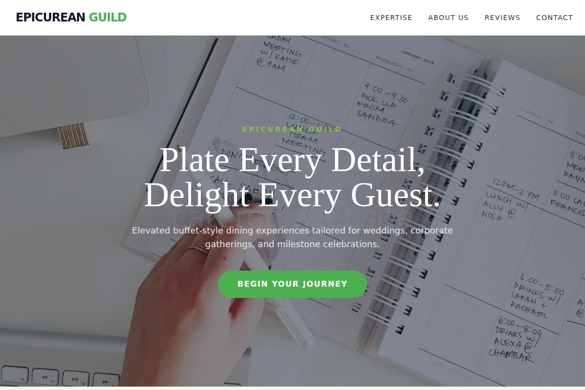 Buffet-style Event Planning