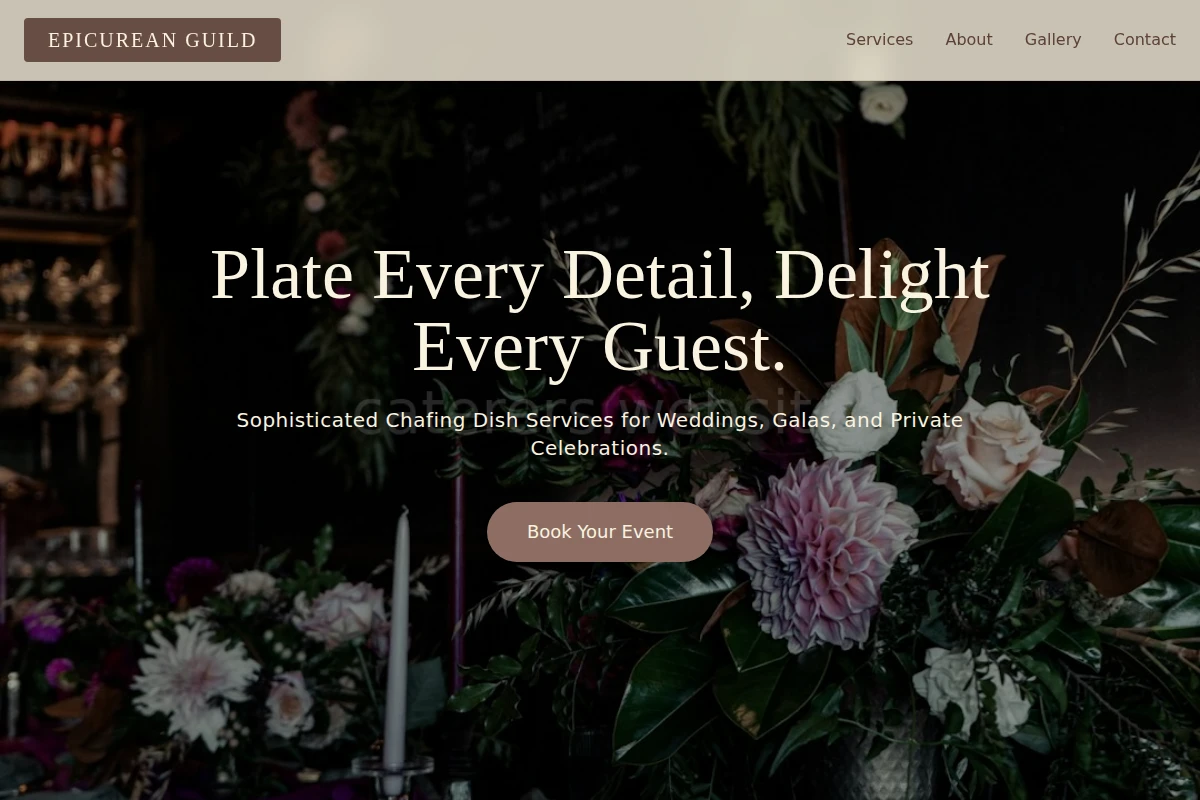Chafing Dish Event Planning