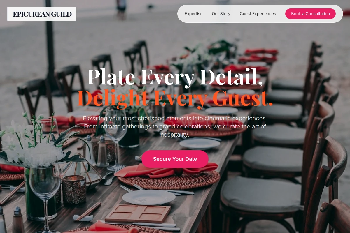Sauté Event Planning