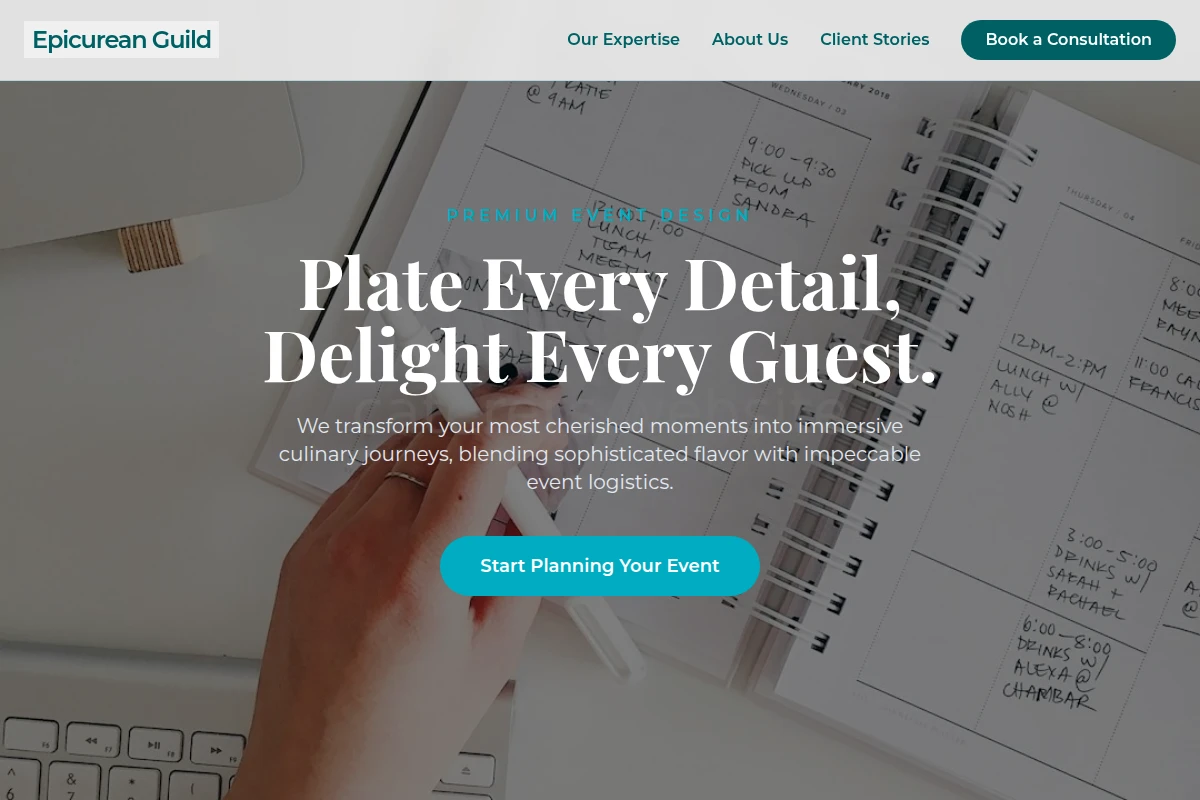 Cuisine Event Planning