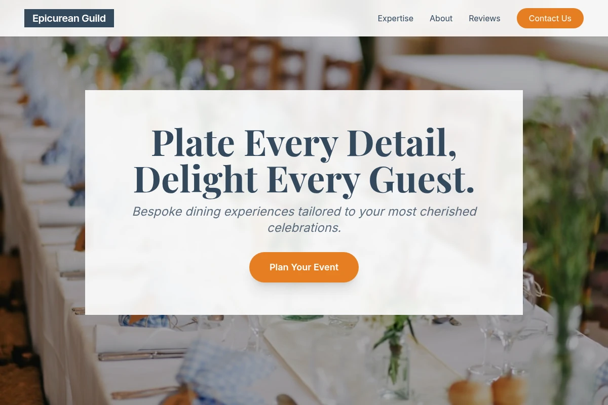 Dinner Event Planning