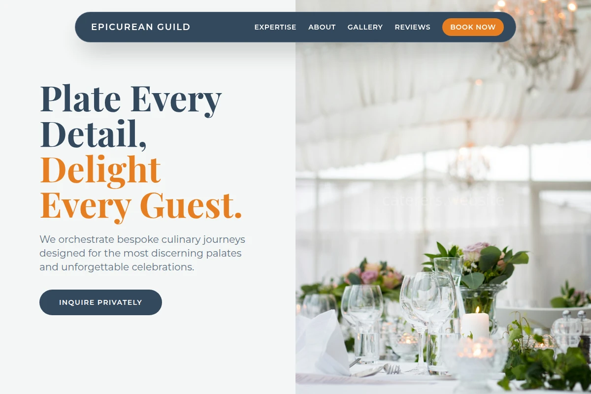 Tasting-menu Event Planning