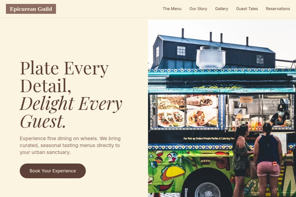 Tasting-menu Food Truck