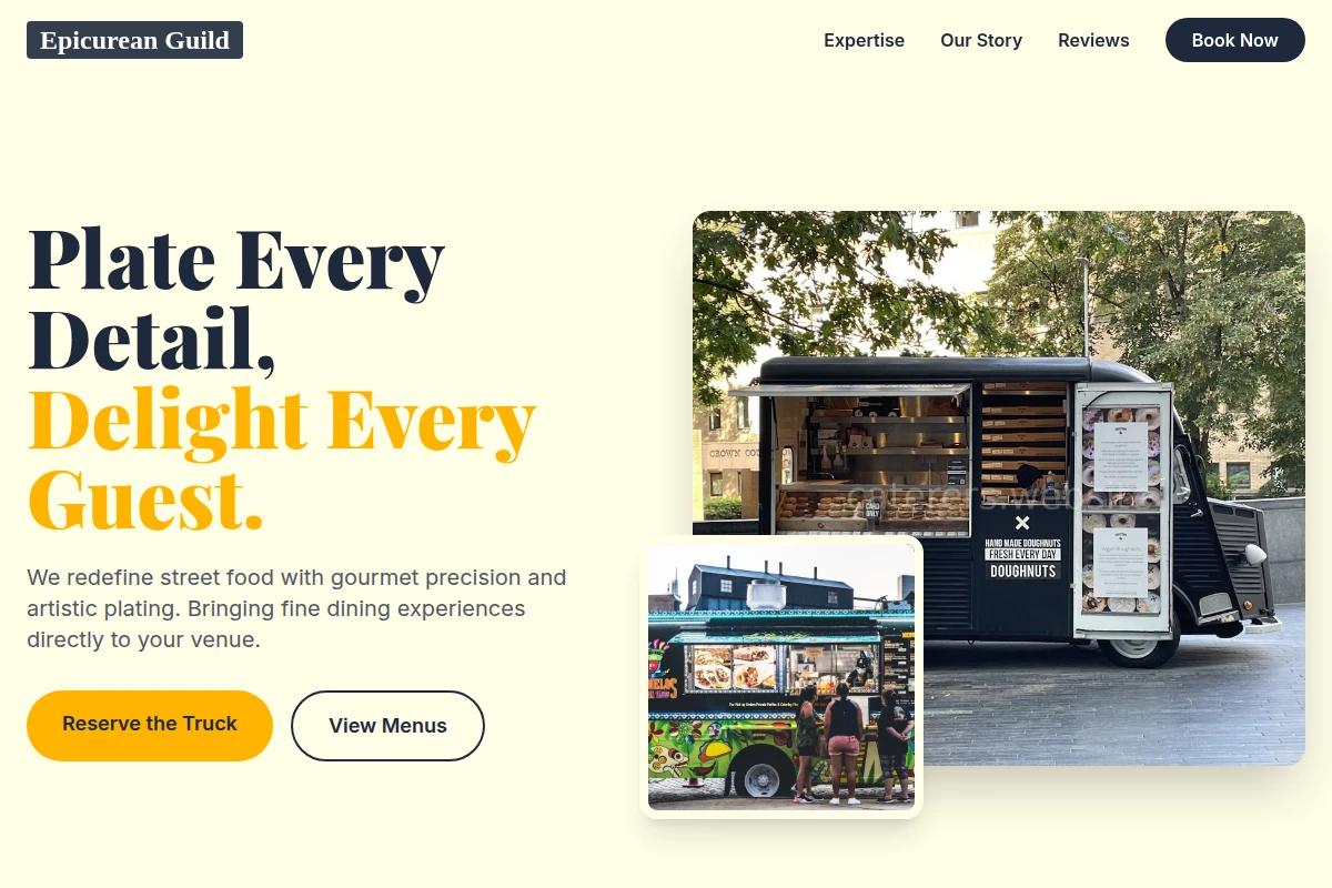 Plating Food Truck