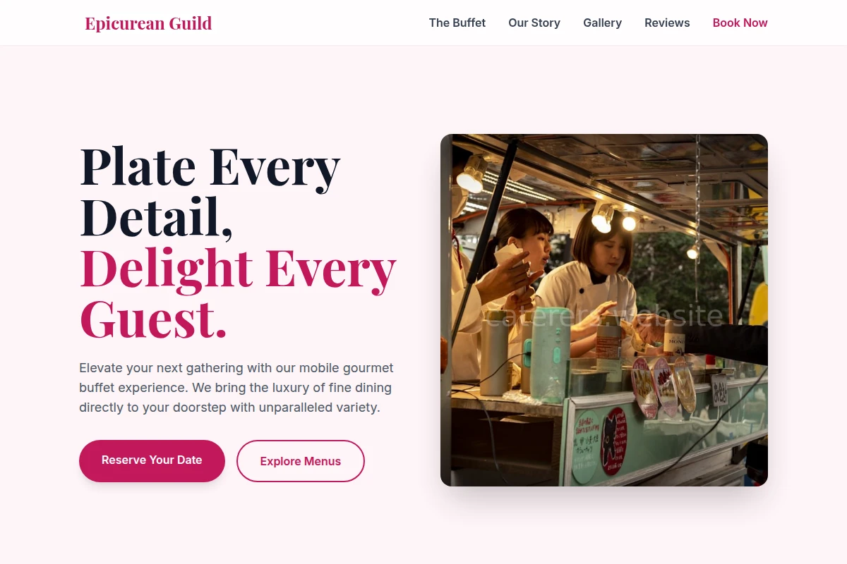 Buffet-style Food Truck