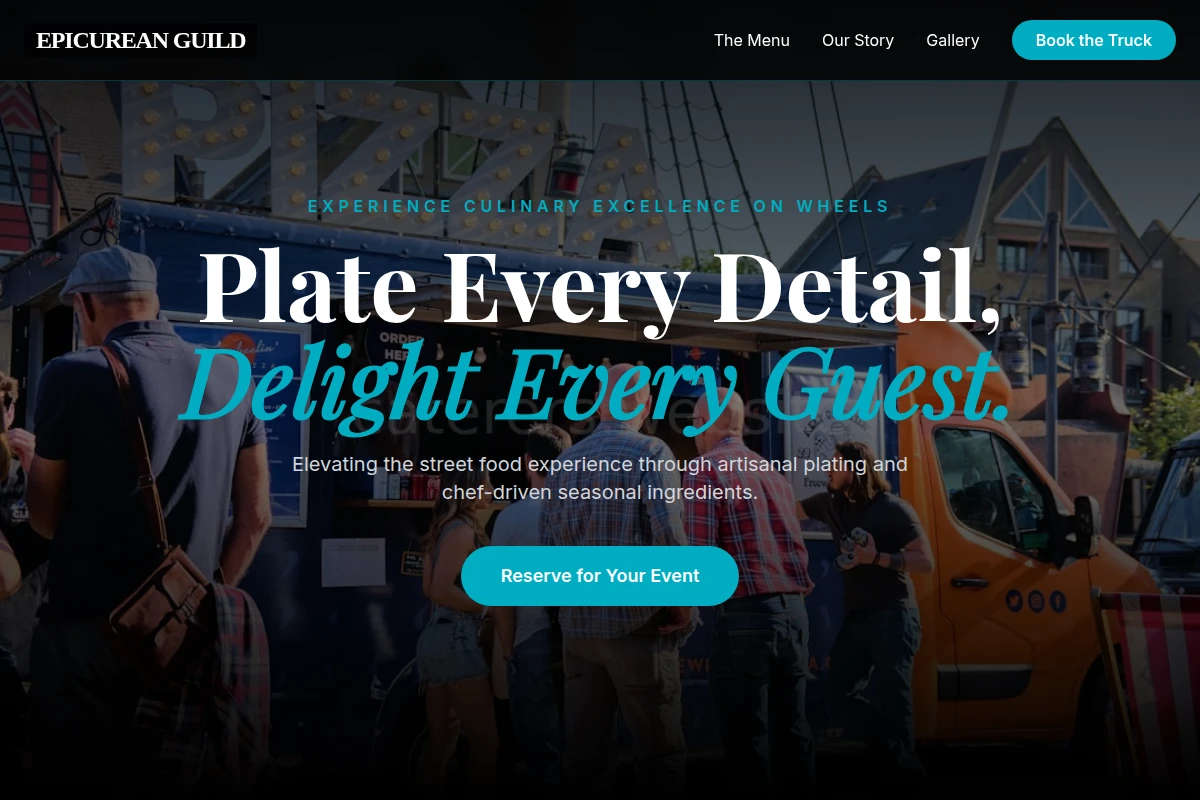 Plated-service Food Truck