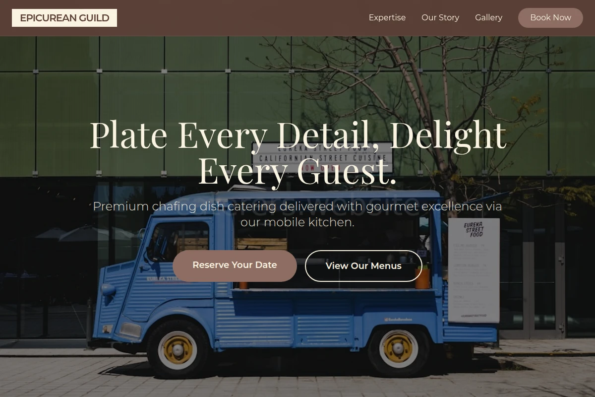 Chafing Dish Food Truck