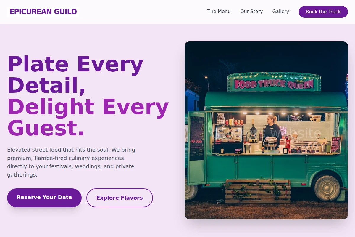 Flambé Food Truck