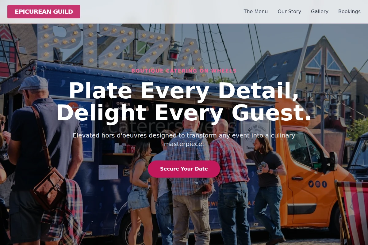 Hors d'oeuvres Food Truck